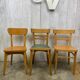Lot 3 mismatched bistro chairs