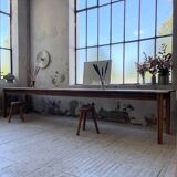 4m XXL pine and oak farmhouse table