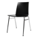 21th Century Black Chair with Wooden Seat, Belgium