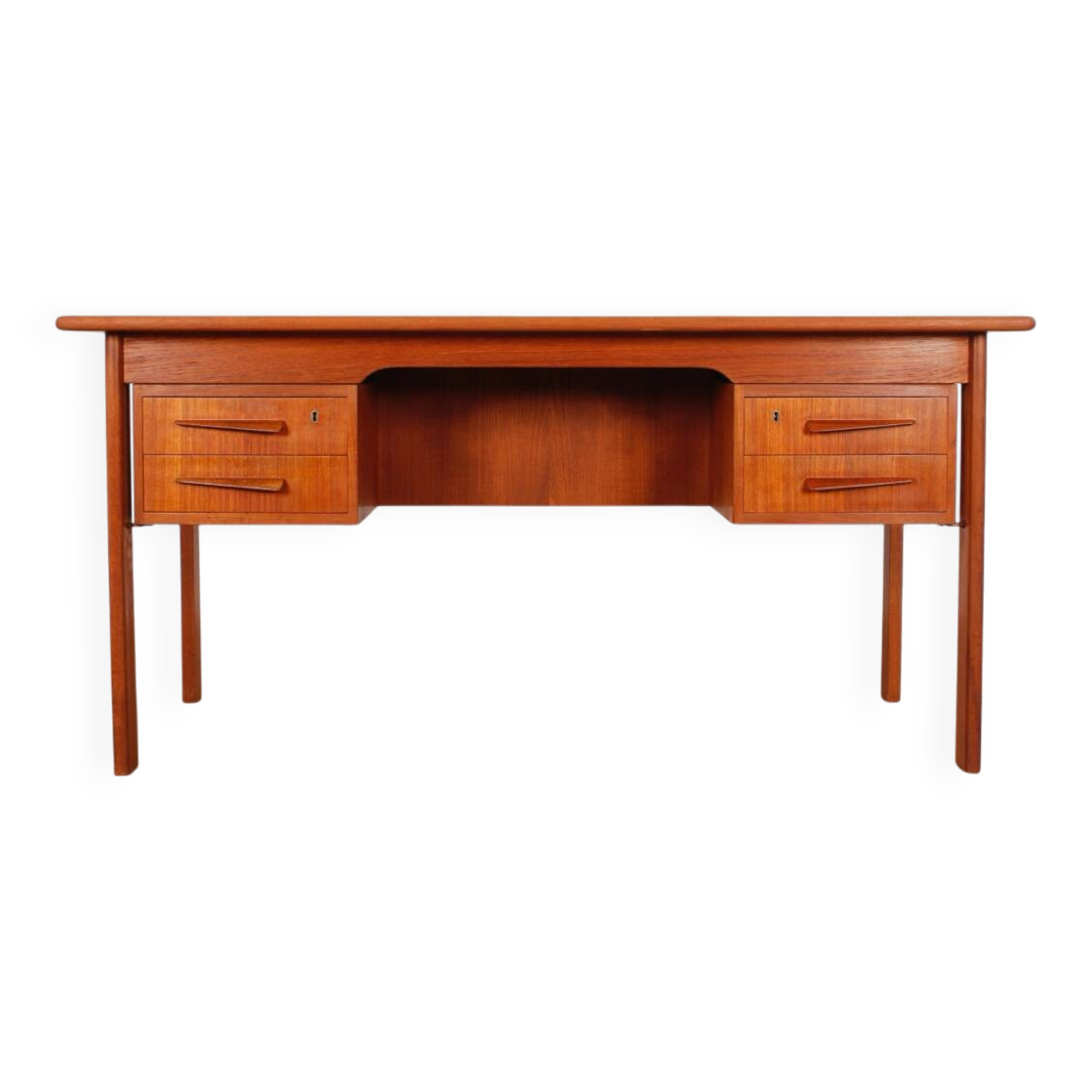 Bureau en teck vintage design danois des années 60