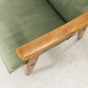 Mid-Century armchairs by Edmund Homa Gfm 18, Poland, 1960s, set of 2