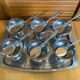 Service à glace rémy letang plateau + 6 coupes + 6 cuillères vintage #