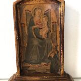 Icône italienne en bois