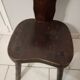 Old wooden chair brutalist vintage assembly
