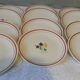 Dessert service Gien model jeannette painted a.la hand 1 dish 12 plates