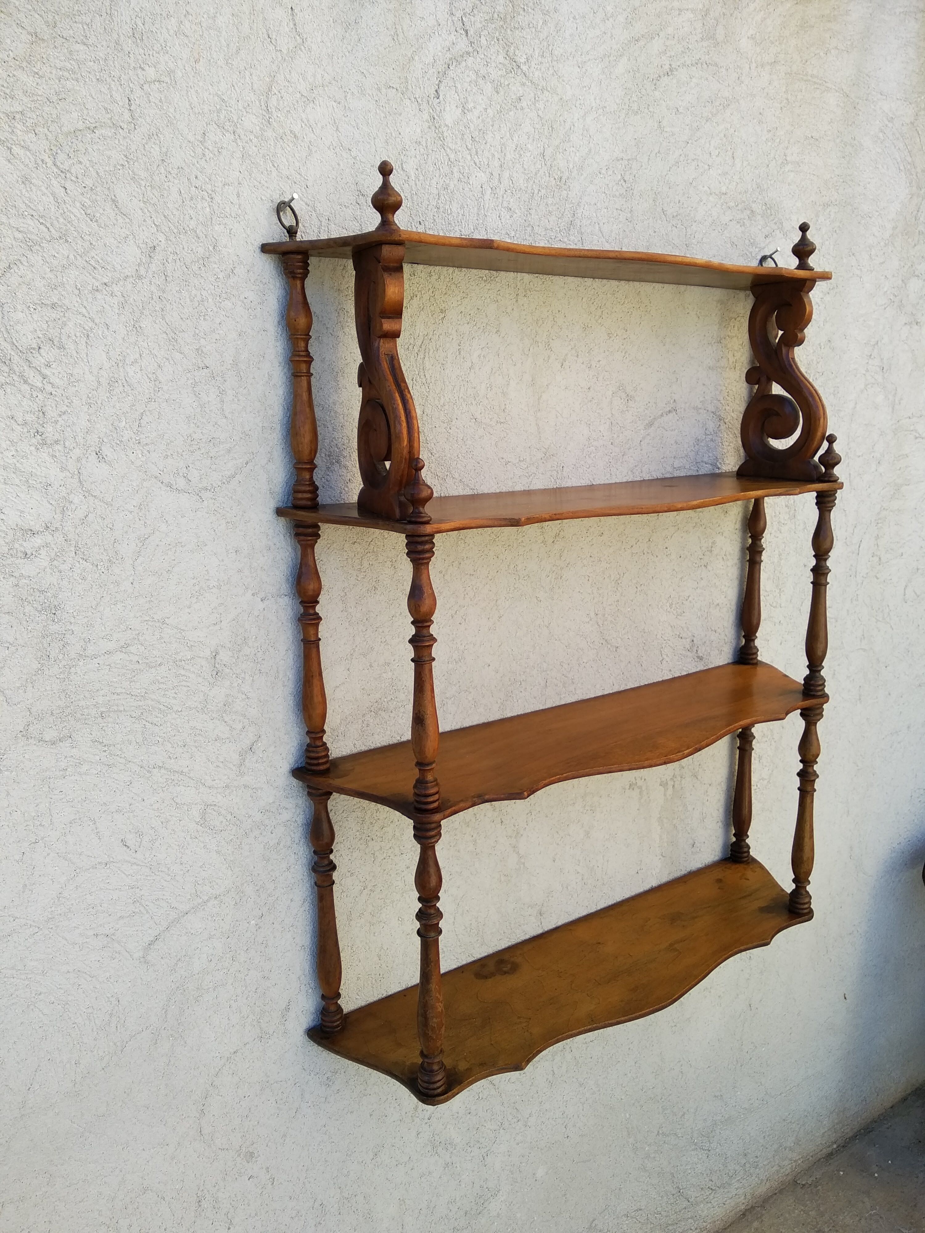 Wooden wall shelf xixith napoleon iii