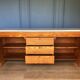Sideboard seltz casaligne 3 drawers 2 doors granite casa