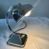 Chrome metal desk lamp
