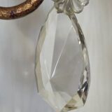 Wall sconce with pendants in Louis XV style