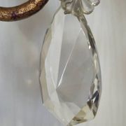 Wall sconce with pendants in Louis XV style