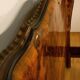 Rounded Walnut Burl Double Bed, 1950s