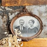 Framed old portraits