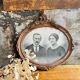Framed old portraits