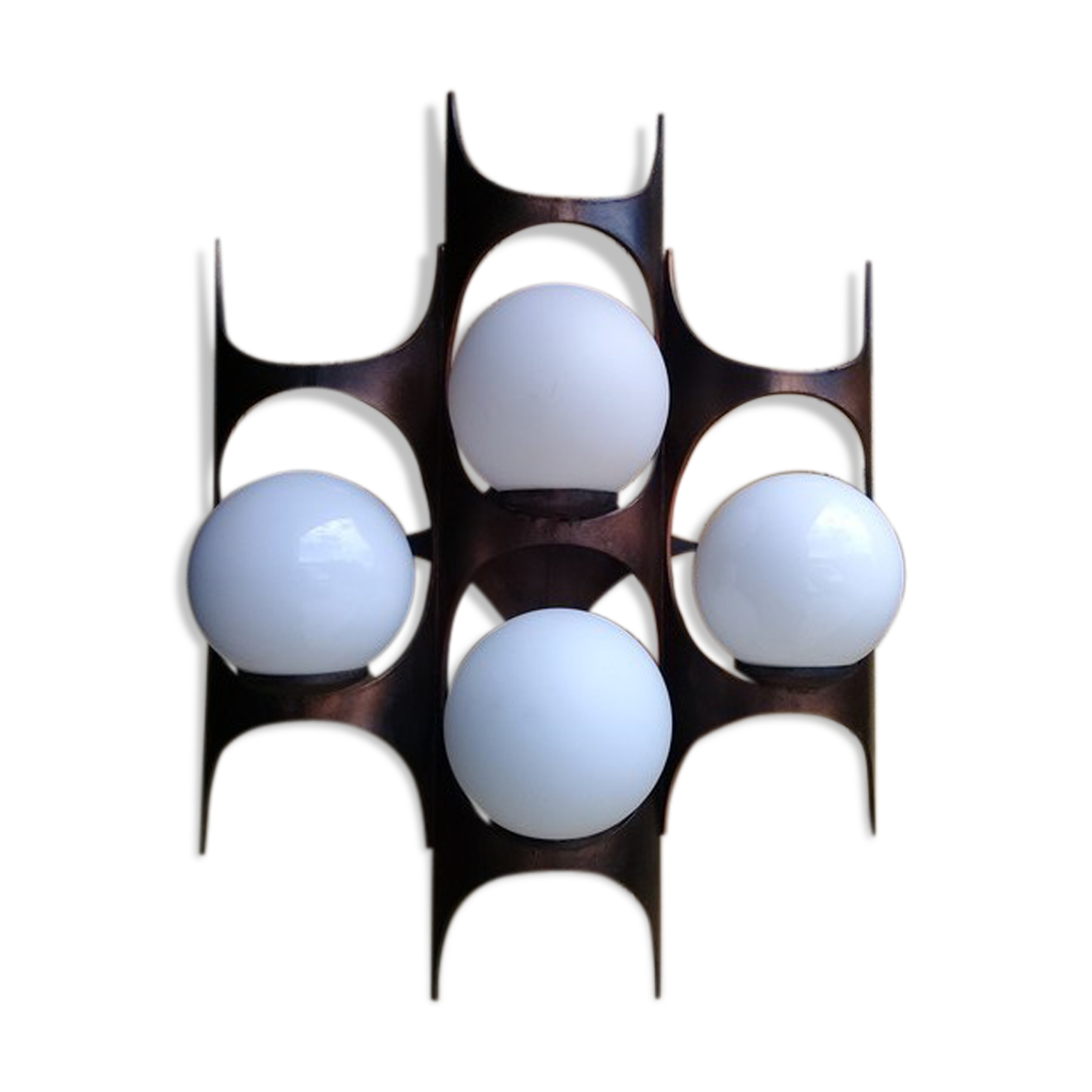 Wall lamp brutaliste applied design time 1960