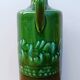 Bottle, vintage soliflore in enamelled terracotta