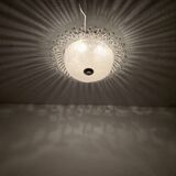 Large Floral Flush Lamp