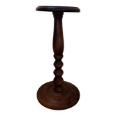 Wooden pedestal table