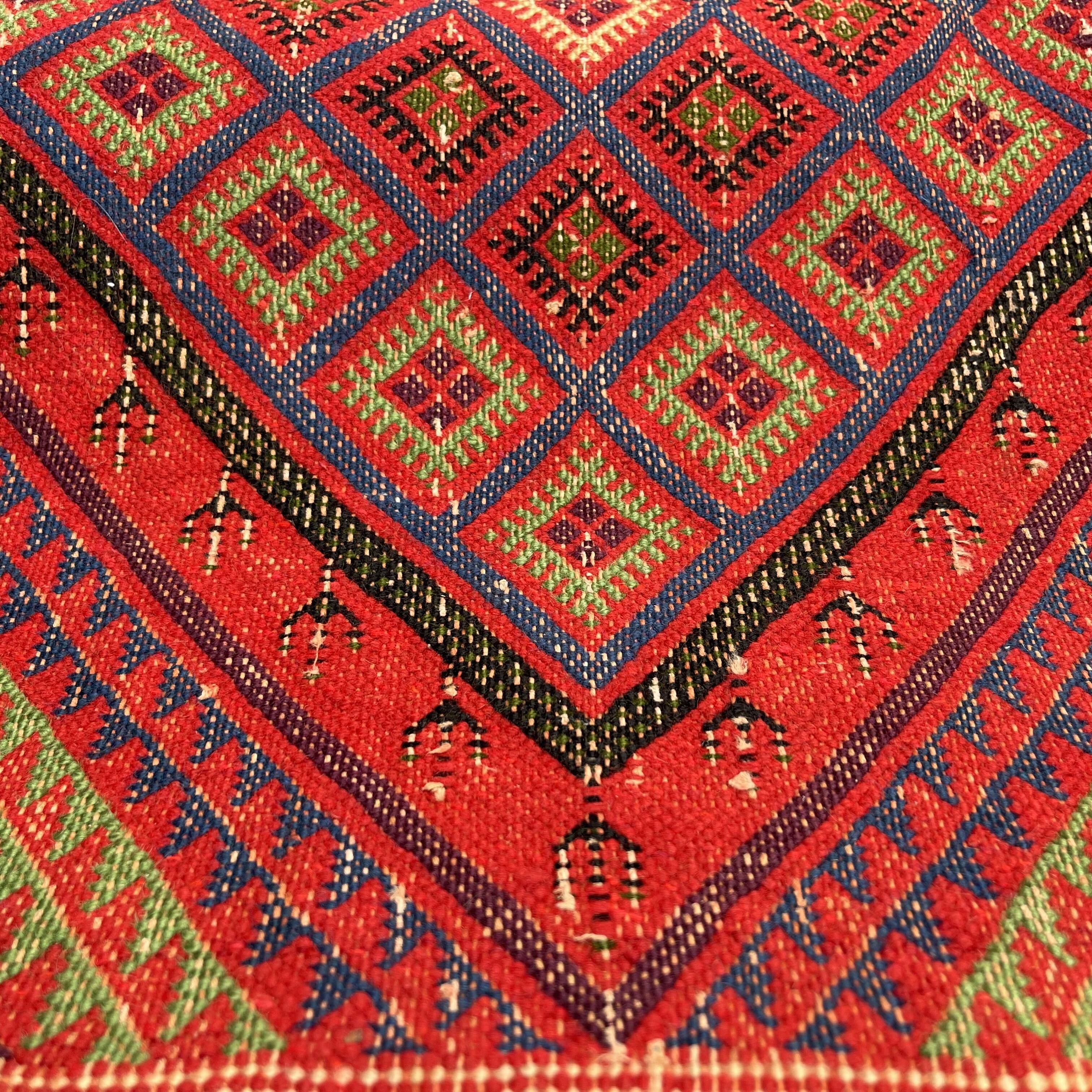 Vintage moroccan Kilim Runner , 295 x 86 cm