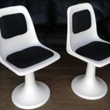 Pair of tulip foot chairs circa 1970