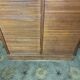 Solid oak notary double curtain filing cabinet 1900