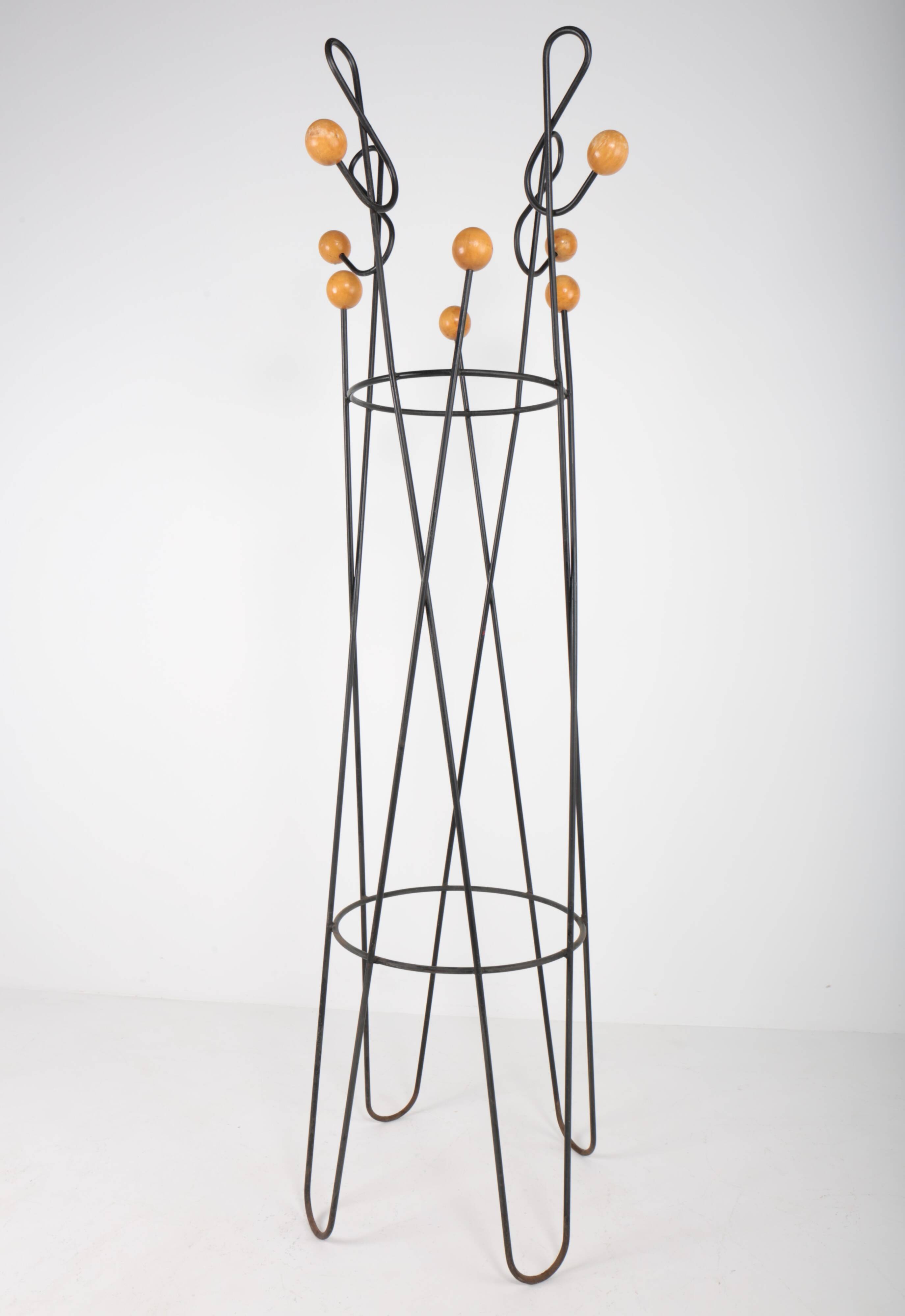 Clef de tre coat rack  1950s