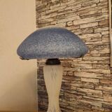 Mushroom lamp 1990 white and blue