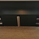 Vintage metallic sideboard in the Bauhaus style of the 70s