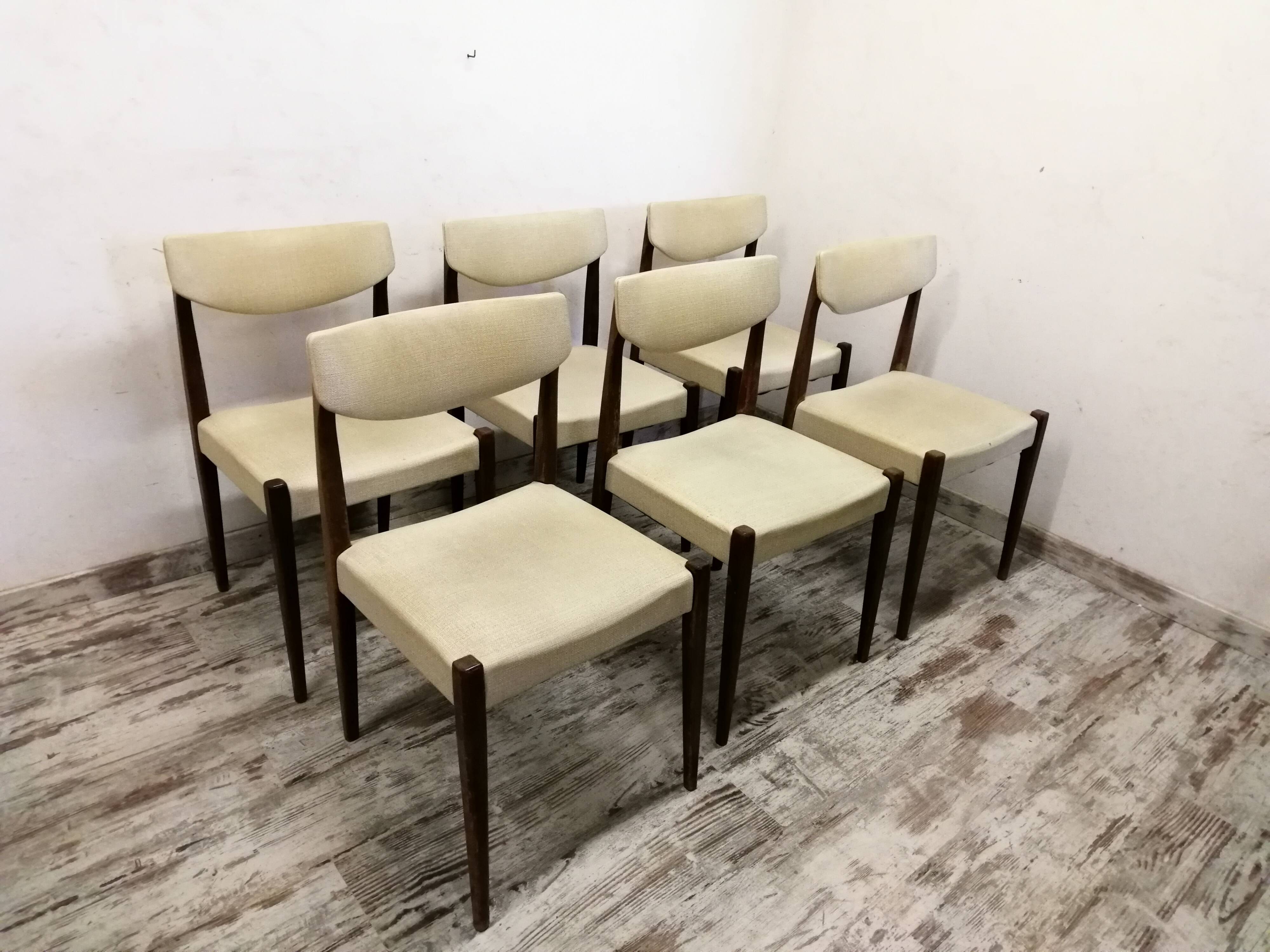 6 Scandinavian chairs