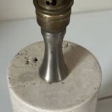 Vintage travertine lamp design 60s 70s