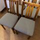 Lot de 4 chaises vintage bois