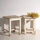 Antique pine bedside tables – Central Europe, circa 1940 #12