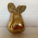 Empty pocket pear fruit brass