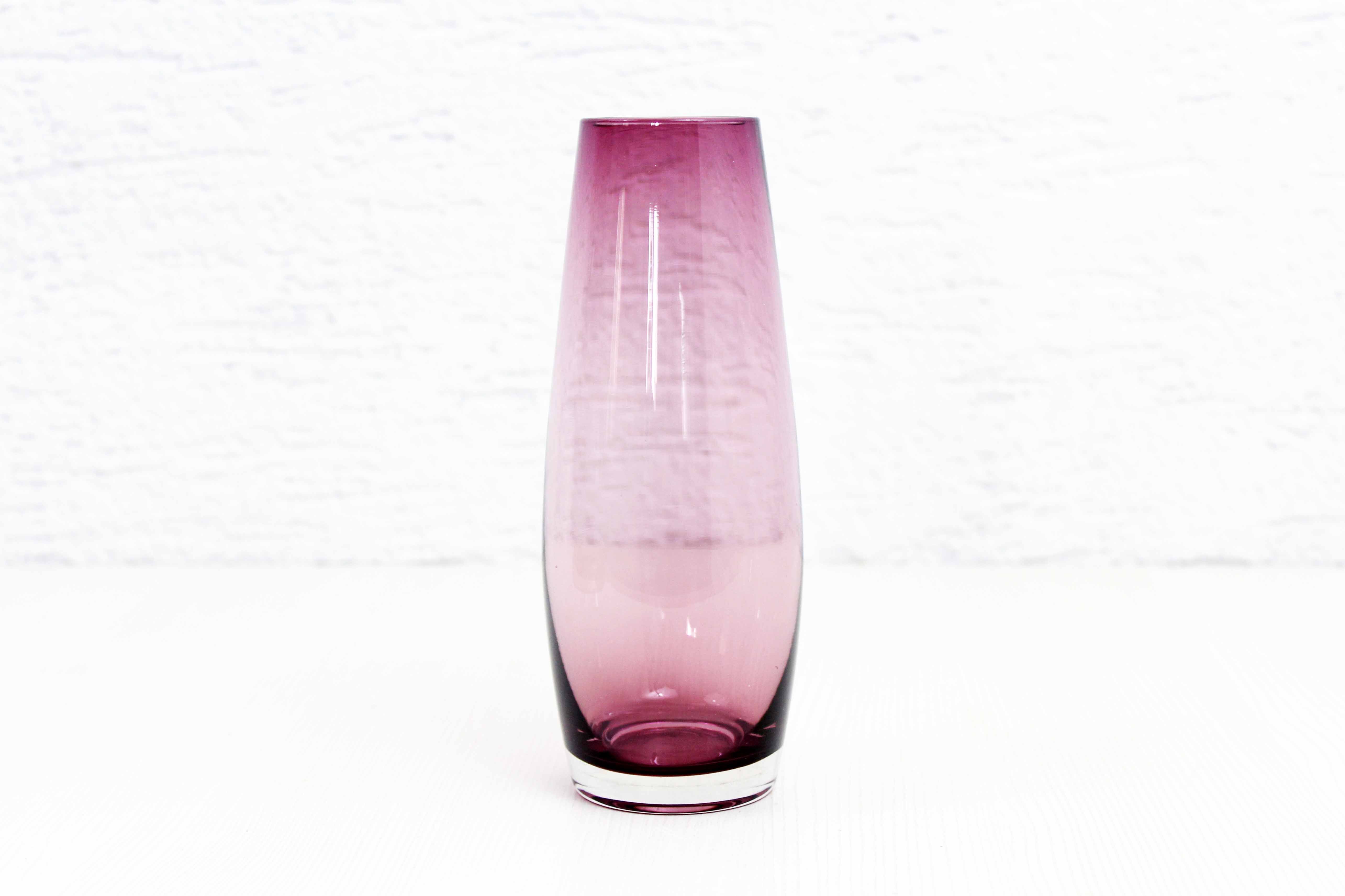 Purple vintage vase