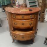 Chest of drawers half moon old Louis XVI style