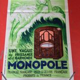 Lithographic radio Monopole poster