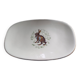 Plat faïence de Gien modèle Marly