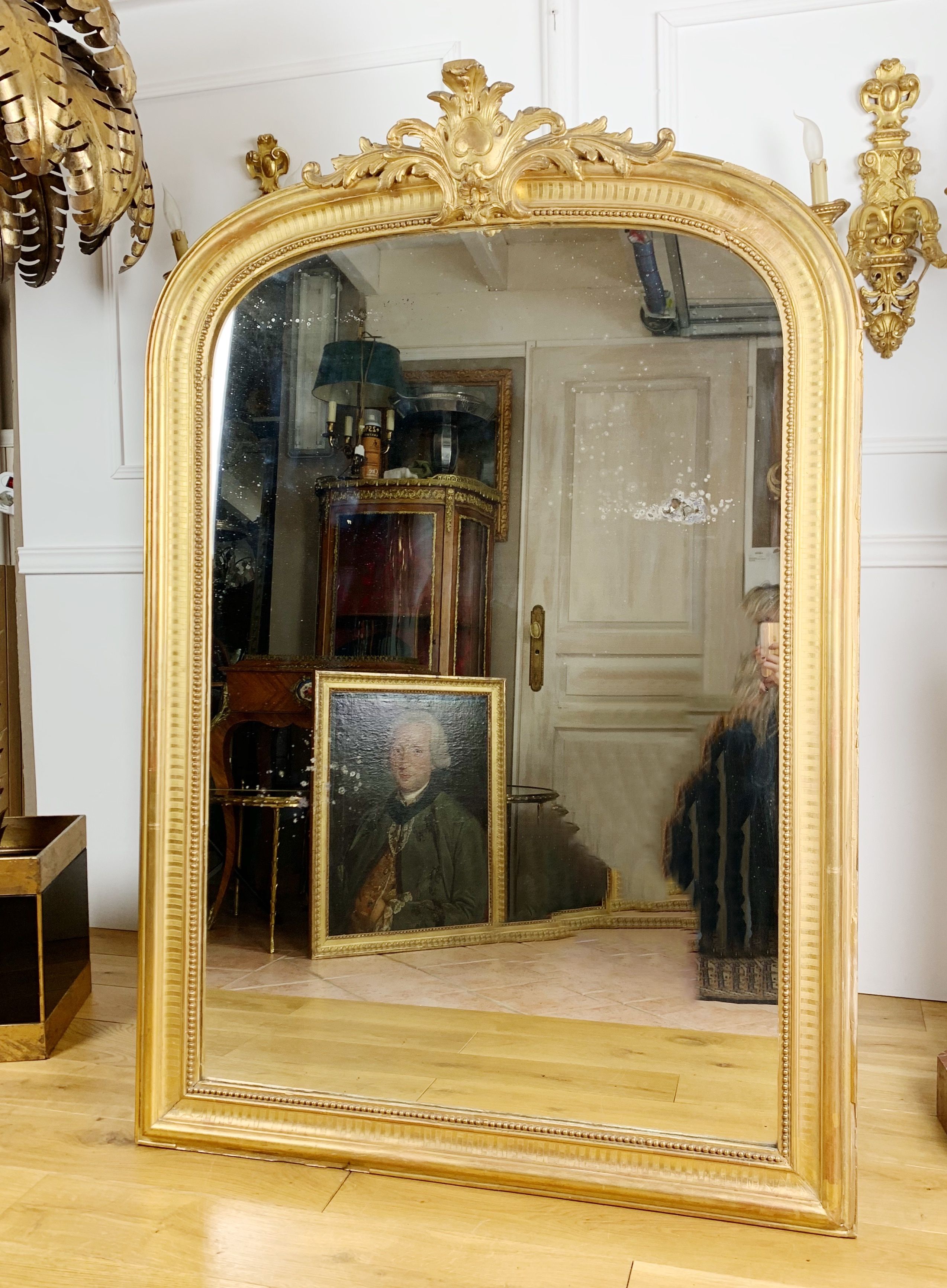 Chimney mirror Napoleon III - 147x99cm