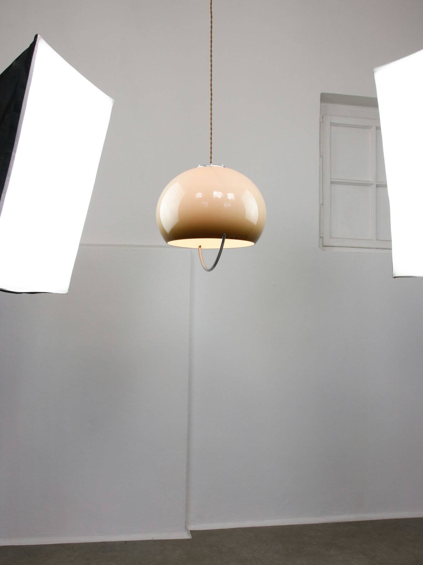 Suspension Space Age Jolly gris/marron de Guzzini