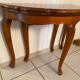 Extendable half moon table