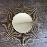 Sun mirror 1960 rn gilded metal