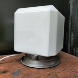 Opaline art deco cube