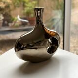 Chrome ceramic vase (Vallauris)