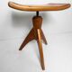 Swiss adjustable piano stool 1945 rocket foot