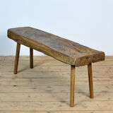 Primitive Oak Bench, 1930's