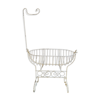 Old wrought iron cradle