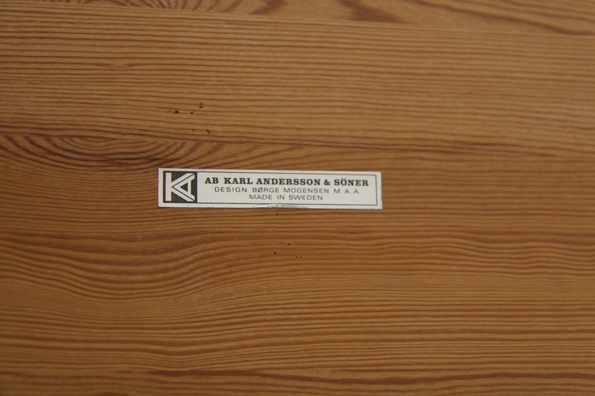 Table de salle à manger "Asserbo", Børge Mogensen, Karl Andersson, Danem