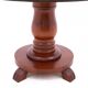 Antique round-top table from Northern Europe, around 1900. After renovation.