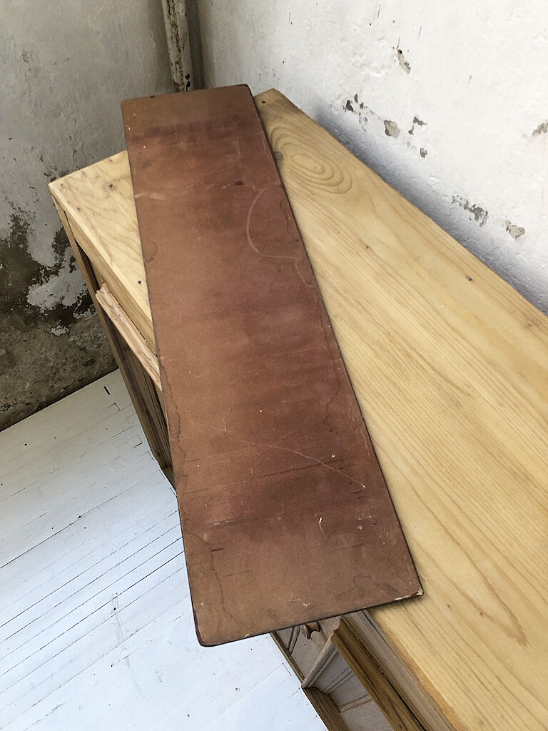 Miroir biseauté années 50 18x70cm