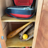 Vintage wood wardrobe