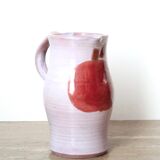 Ceramic pitcher by Jean and Robert Cloutier, 70s